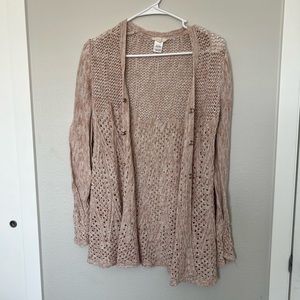 Knit duster cardigan